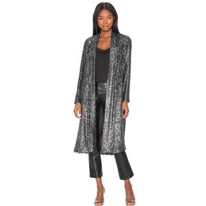 STEVE MADDEN Show Stopper Sequin Duster in Small